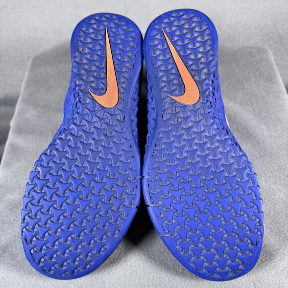 Nike Metcon 3 Shoes Mens Size 8.5 Gray Orange Blue Training CrossFit 852928-003 - Picture 9 of 11